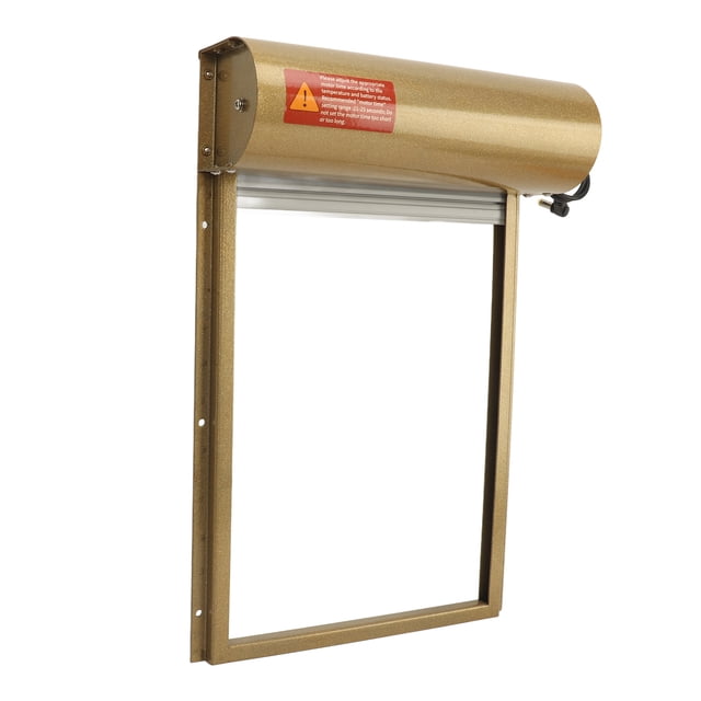 Puerta Automática de Gallinero de Pollo, Puerta de Pollo Automática Con Tempremizador, Pantalla LED, Abridor de Puerta de Gallinero Accesorios de Gallinero