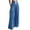 Light Blue, variant on QUYUON Womens Sweatpants Sale Fashion Casual Full-Length Loose Pants Solid High Waist Trousers Long Straight Wide Leg Pants Womens Dress Pants Long Pant Leg Length Dressy Style P3588 Dark Blue XL