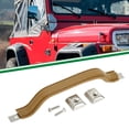 thumbnail image 2 of Manija de puerta interior del automóvil para Jeep Wrangler YJ 1987-1995 Interior marrón de plástico ABS 2 juegos, 2 of 6