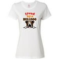 thumbnail image 3 of Inktastic English Bulldog Dog Women's T-Shirt, 3 of 5