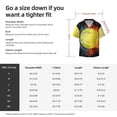 thumbnail image 5 of Gukieu Tennis Ball In Fire And Water Print Men's Short-sleeved Shirts, Button-down Pocket Shirts, T-shirts, Beach Vacation Travel Summer Clothing-Medium, 5 of 5