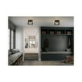 thumbnail image 3 of Briarwood Collection One-Light Textured and Cerused Black Farmhouse Style Flush Mount Ceiling Light, 3 of 8