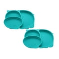 thumbnail image 1 of Oleegame 2PC Stainless Steel Cutlery Set Baby Silicone Meal Plate Children's Tableware Box Horse Shape, 1 of 4