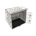 thumbnail image 6 of Floral Dog Crate Cover, Illustration of Various Leaves and Plantation Nature, Easy to Use Pet Kennel Cover Small Dogs Puppies Kittens, 7 Sizes, Reseda Green Olive Green, by Ambesonne, 6 of 6