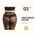 thumbnail image 7 of Lroveb Sheer Pantyhose for Women Women's Plus Size 15D XXXL Nylon IIcrease Sexy Breathable Elastic Thin Oversized Stockings Pantyhose, 7 of 7