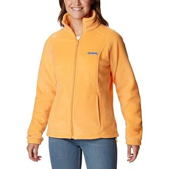 Columbia Women's Benton Springs Full Zip, Sunset Peach, 2X Plus