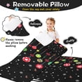 thumbnail image 3 of Black Christmas Ornament Pattern Toddler Nap Mats for Kids Preschool,50"x20" Sleeping Mat Bag or Kids,Toddler Sleeping Bag,Toddler Nap Mat or Daycare, 3 of 6