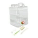 thumbnail image 3 of Contenedor de almacenamiento de agua, cubo de almacenamiento de agua de 20 litros de capacidad con amplia abertura de llenado, reutilizable con asa de Claro, 3 of 9
