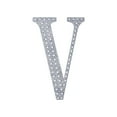thumbnail image 6 of Efavormart 6" Letter V Silver Self-Adhesive Rhinestone Number Stickers for DIY Crafts, Handicraft Art, Graduation Cap Decorations Birthday Party, Wedding Alpha-Numeric stickers, 6 of 7