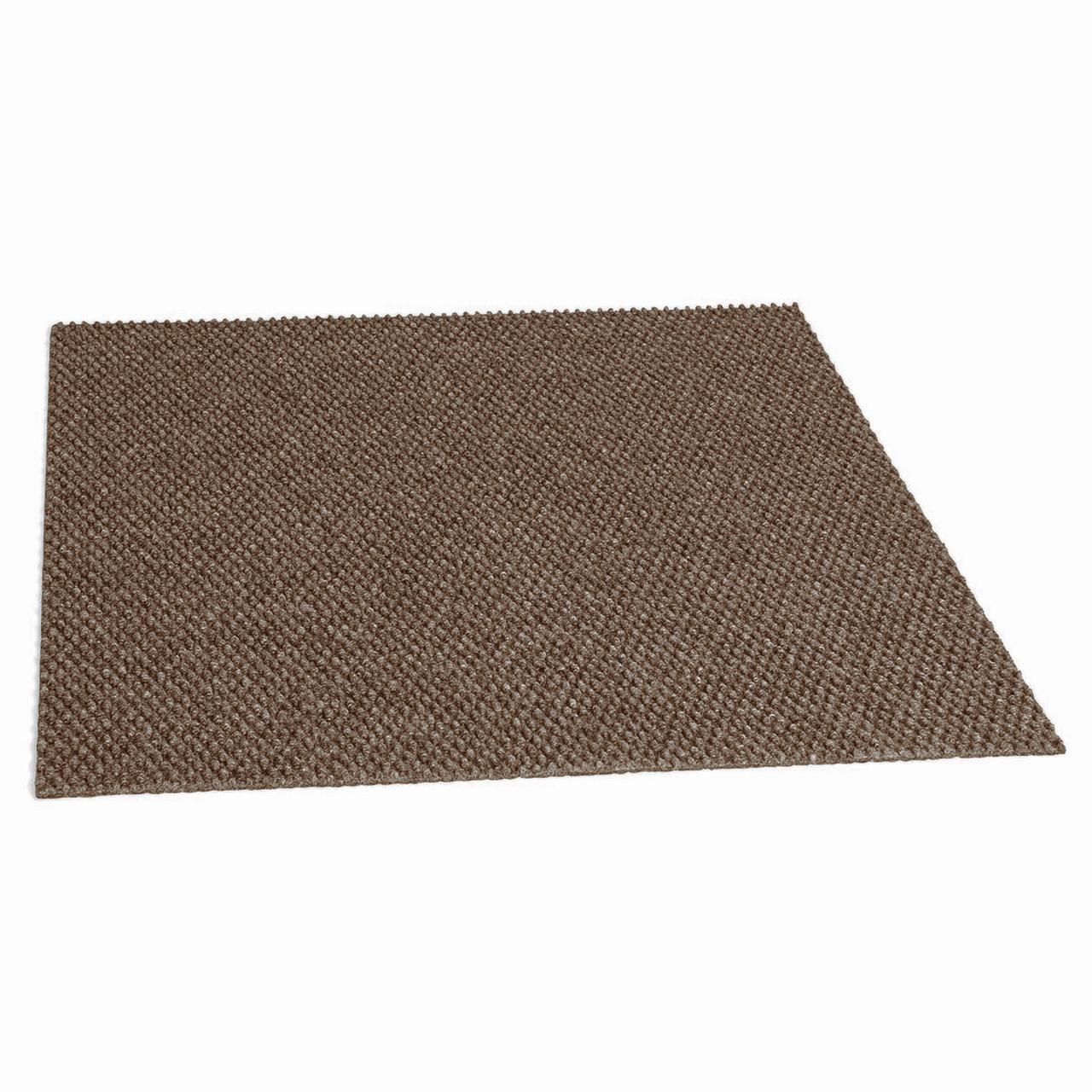Foss Espresso 18" x 18" Medium-Duty Self-Stick Carpet Tile 10 Pieces