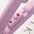thumbnail image 3 of Rizador inalámbrico USB de cerámica 2 en 1, mini rizador y alisador de pelo para viajes, color rosa., 3 of 5