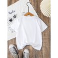 thumbnail image 2 of A Cute And Fashionable T-Shirt for Young Featuring a Cartoon Floral Print in a Grid Design, Made of Soft And Stretchy Comfortable Cotton with a Round Neck And Short Sleeves, Perfect for Gifting., 2 of 8