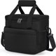 thumbnail image 1 of Bolsa de Almuerzo para Loncheras para Mujer y Hombre Tela Oxford Bolsa Almuerzo Impermeable Lunch Bag Negro, 1 of 4