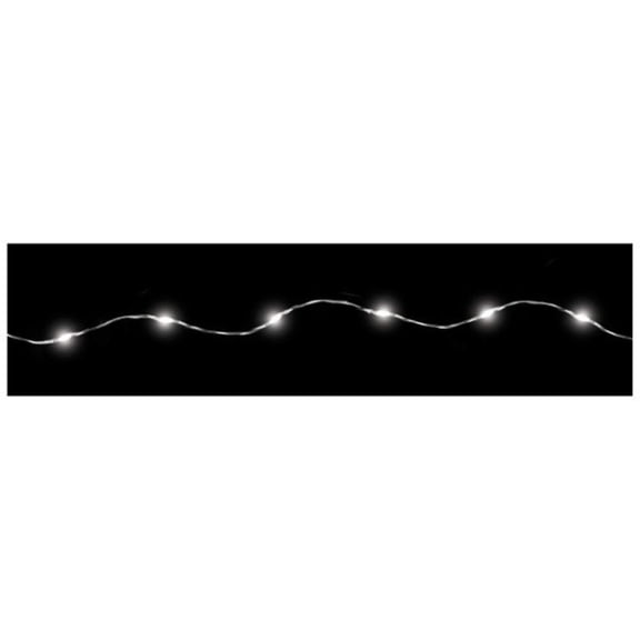 Party 19 1/2' LED String Lights - Battery Operated - Fairy Design - White