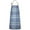 Blue Checkered Buffalo, variant on Colorful Flower Cartoon Bobo Aprons with Pocket Extra Long Aprons Waterproof Bib Aprons for Women Men Chef Cooking Aprons for Kitchen Cool BBQ Grilling