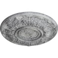 thumbnail image 3 of Ekena Millwork 13"OD x 1 3/8"P Whitman Ceiling Medallion (For Canopies up to 3 3/4"), Hand-Painted Ultra Pure White Crackle, 3 of 5
