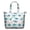 LightBlue Dinosaurs Eggs, variant on LightBlue Dinosaurs Stars Triangles Pattern Travel Tote Bags for Women Carry On,Large Weekender Bags for Women Travel,Multi Functional Duffle Bag for Work,Shopping,Sports