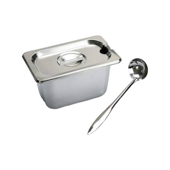 Stainless Steel Hotel Pans Steam Table Pan with Lids Commercial Food Storage Containers Chafing Dishes for Dish Kitchen Home A