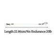 thumbnail image 2 of Leader de Pêche au Fluorocarbone 20 Lb-80 Lb Leader Invisible en Fluorocarbone avec Torsades et Bouton-Pression Ligne Leader en Fluorocarbone 12 Pcs 24 Po-80 Lb, 2 of 9