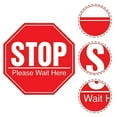 thumbnail image 3 of HLONK10 Pcs Stop Epidemic Prevention Wall Sticker Safety Sign Poster Board Stand Nail Stickers Red, 3 of 8