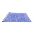 thumbnail image 2 of Ahgly Company Machine Washable Indoor Rectangle Persian Blue Traditional Area Rugs, 2' x 5', 2 of 4