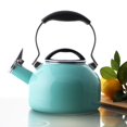 thumbnail image 3 of 1.8qt Enamel-on-Steel Classic Oolong Teakettle- Aqua, 3 of 7