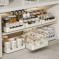 thumbnail image 5 of Estante de almacenamiento extraíble para cocina sin perforaciones, cesta extraíble para fregadero, cajón deslizante para gabinete, caja de almacenamiento, 5 of 5