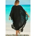 thumbnail image 3 of Swim 365 Women's Plus Size Long Embellished Cover Up, 3 of 6