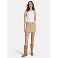 thumbnail image 2 of Madden NYC Women's Fray Mini Skirt, Sizes XXS-XXL, 2 of 5