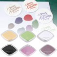 thumbnail image 4 of Almohadilla de tinta de 6 colores, almohadilla de sello en forma de ojos de gato Manual DIY para múltiples propósitos, 4 of 5