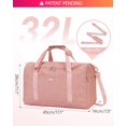 thumbnail image 7 of WANDF For Spirit Airlines Personal Item Bag 18x14x8 Travel Duffel Bag Weekender Overnight Bag Carry-on Luggage for Women, 7 of 7