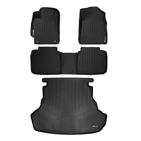 Maxliner 2017 Toyota Camry New Body Style Floor Mats Maxtray Maxliner 2017 Toyota Camry New Body Style Floor Mats Maxtray Cargo Liner Complete Set Black A0204 B0102 D0204