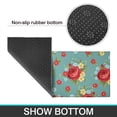 thumbnail image 6 of Pioneer Flower Floral Print Pattern Kitchen Rugs Sets Of 2, Anti Fatigue Non Slip Washable Floor Mats for Kitchen Sink Laundry, 17X30 Inch + 17X47 Inch, 6 of 6