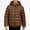 Coffee, variant on HAOTAGS Teen Boys Quilted Coat (9-17) Long Sleeve Hooded Zip Up Warm Winter Jacket Gray Size 11