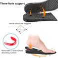 thumbnail image 2 of Plantillas Quoryth, elevadores de zapatos inflables, que aumentan la altura de 7,5 cm, 2 of 7