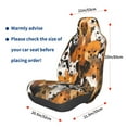 thumbnail image 3 of Balery Dogs Different Breeds Pattern Car Seat Cover - Soft & Breathable Front Premium Covers with Non-Slip Protector Fits Most Automotive, Vans, SUVs, Trucks - 1 Unit, 3 of 5