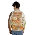 thumbnail image 5 of Welcome Fall Chesapeake Bay Retriever Cozy Autumn Field Pumpkins Leaves All Over Print 3D Baseball Jacket Chessie Dog Lover Bomber Jacket Softball - 12013, 5 of 6