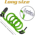 thumbnail image 4 of Candado para bicicleta (largo: 120 cm x 12 mm), con cable y código inteligente de 5 dígitos. Ideal para cochecitos., 4 of 4