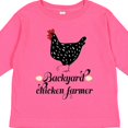 thumbnail image 4 of Inktastic Backyard Chicken Farmer Ancona Hen Girls Long Sleeve Toddler T-Shirt, 4 of 5