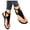 Black, variant on ELABCH Sandals for Women Summer Shoes Flat Bottom Roman Flip Flops Casual Sandals Black Size 4.5