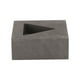thumbnail image 5 of Molde de lingote de grafito triangular, estabilidad térmica, crisol de grafito multifuncional para fundición, 90 g de oro, 10 g de plata, 5 of 8