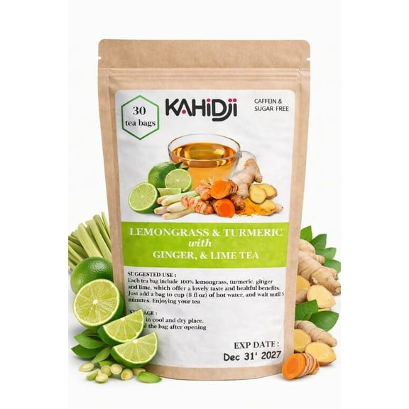Lemongrass with Turmeric, Ginger & Lime Tea- 30 bags