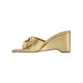 thumbnail image 3 of Ninety Union KENSY Buckle Slide Wedge, Gold, 6, 3 of 5