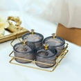 thumbnail image 4 of Bandeja para servir Macarena con tapas Caddy 4 Gris, 4 of 7