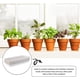 thumbnail image 3 of Maceta de plástico rectangular resistente, bandeja grande para maceta, platillo de resina para plantas, Base de platillo para flores, apto para maceteros largos, 3 of 5