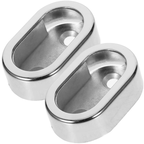 Soportes para varilla del armario, soportes para barra del armario, 2 uds.