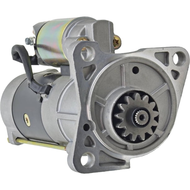 Nuevo arrancador eléctrico DB 410-48212 compatible con/reemplazo para Mitsubishi M8T60271 M8T60271A Mitsubishi Industrial ME049186 Voltaje 24 Rotación CW Dientes-13 KW 5.0 Tipo de arranque PLGR