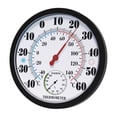 thumbnail image 3 of Dickly Indoor Outdoor Thermometer Hygrometer Weather Measuring Device Practical Climate Black, 3 of 8