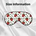 thumbnail image 5 of Naloa Strawberry Print Sleep Mask for Sleeper, Light Blocking Sleeping Eye Mask for Women Men, Eye Shade with Adjustable Strap for Travel, Nap,Meditation, 5 of 7