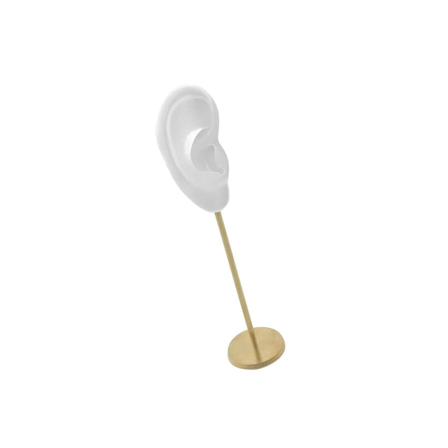 Earring Display Stand Human Ear Model Stud Holder Showcase Photography Display Props Womens Jewelry Organizer Right Translucent